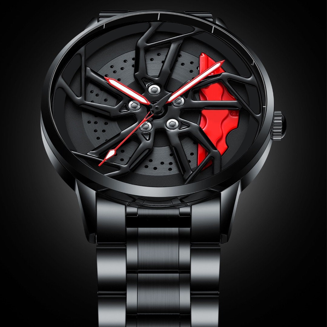 Gyro - McLaren Alloy Wheel Watch, Car Enthusiastic Accessories.