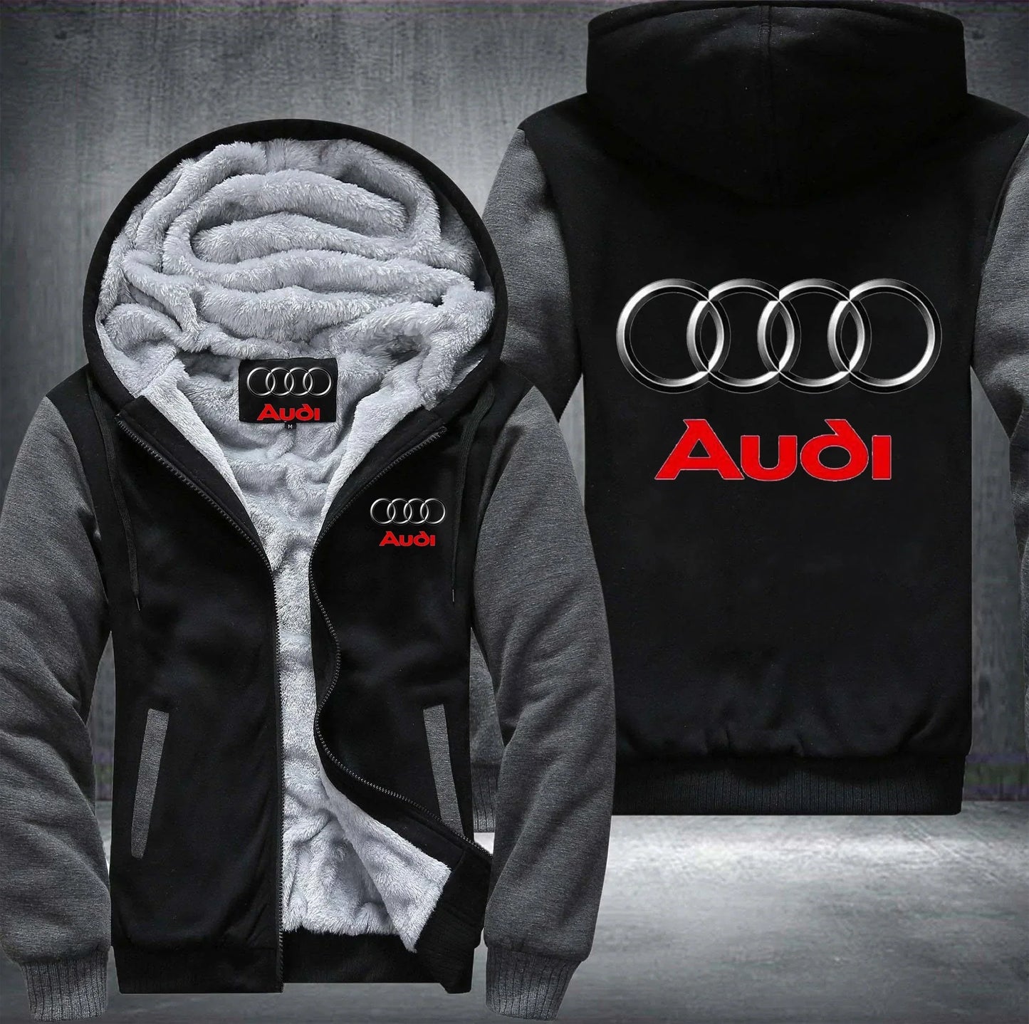 Sweat à capuche en polaire Audi V59