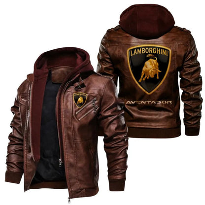 Veste Lamborghini Veste en cuir Lamborghini Racing V26