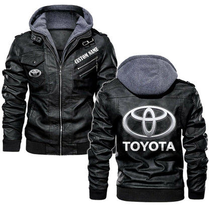 Veste Toyota Veste en cuir de course personnalisée Toyota V45