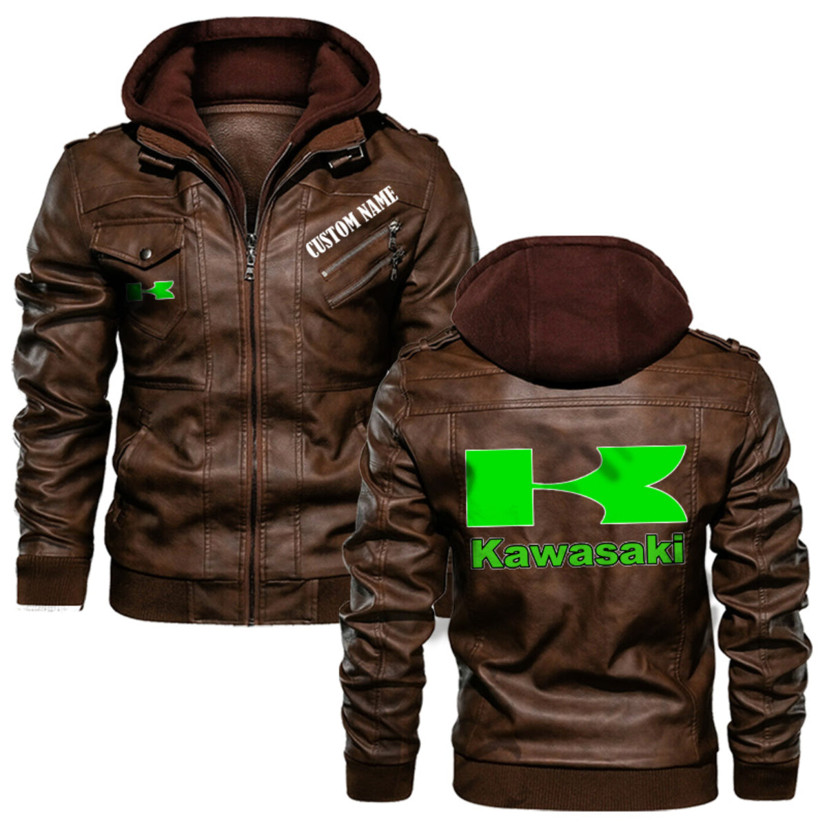 Veste KWSK Veste en cuir de course KWSK V09