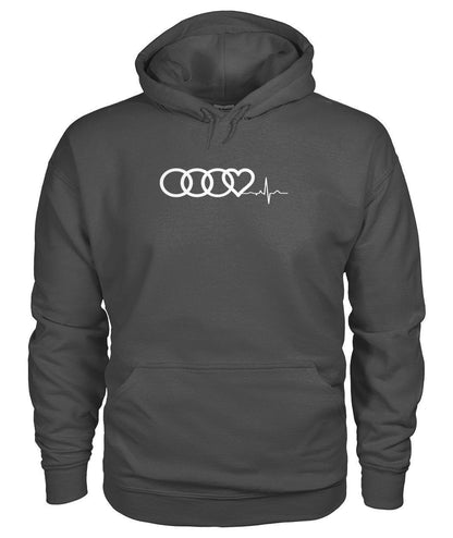 Audi Hoodie Heart Beat Gildan