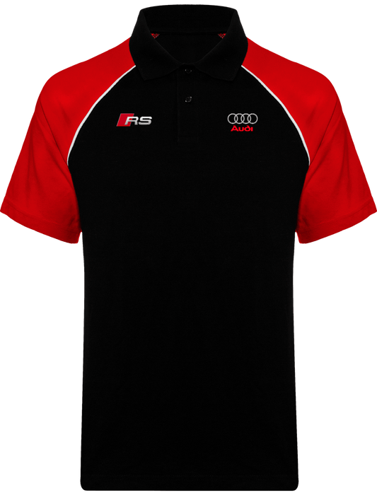 Audi Polo Baseball Manches contrastés