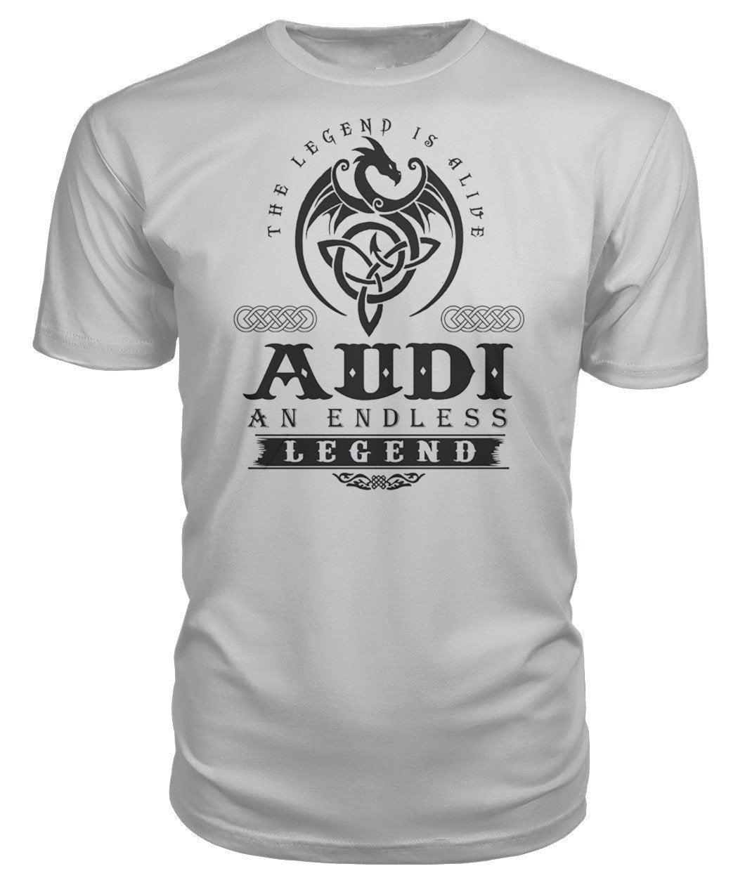 T-SHIRT unisexe haut de gamme AUDI UNE LÉGENDE SANS FIN