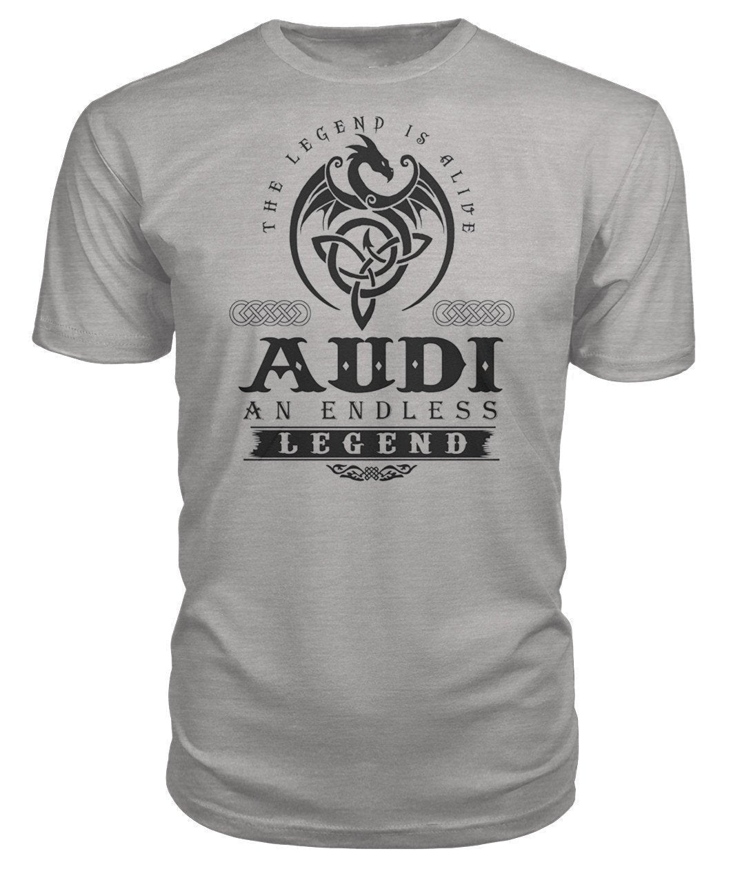 T-SHIRT unisexe haut de gamme AUDI UNE LÉGENDE SANS FIN