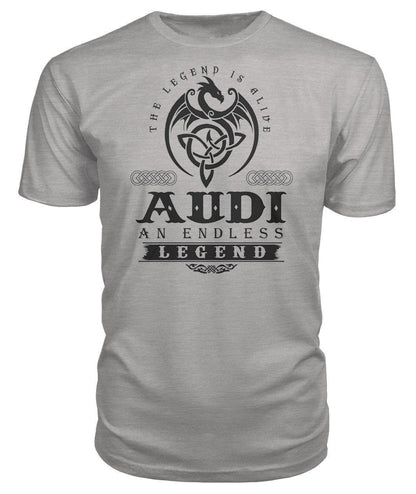 T-SHIRT unisexe haut de gamme AUDI UNE LÉGENDE SANS FIN