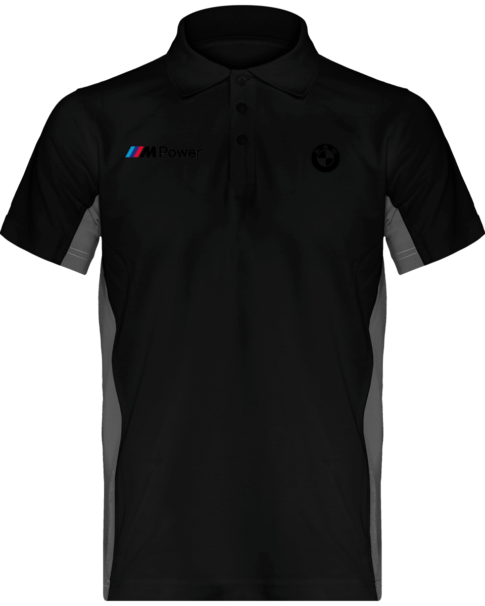 BMW Polo Bicolore Herren Flag