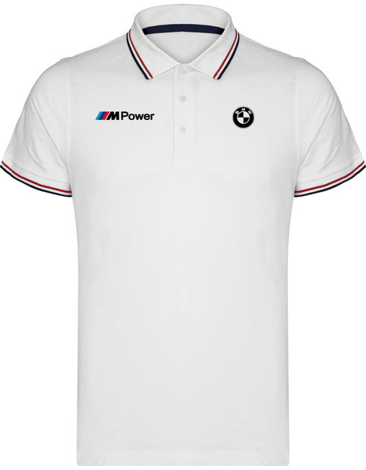 BMW Polo Shirt Maille Piquées 2 bandes