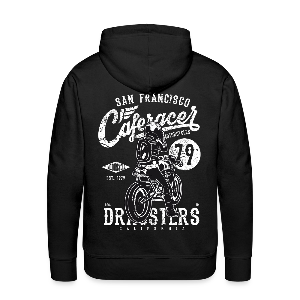 Motorcycle San Francisco Caferacer Men’s Premium Hoodie - black