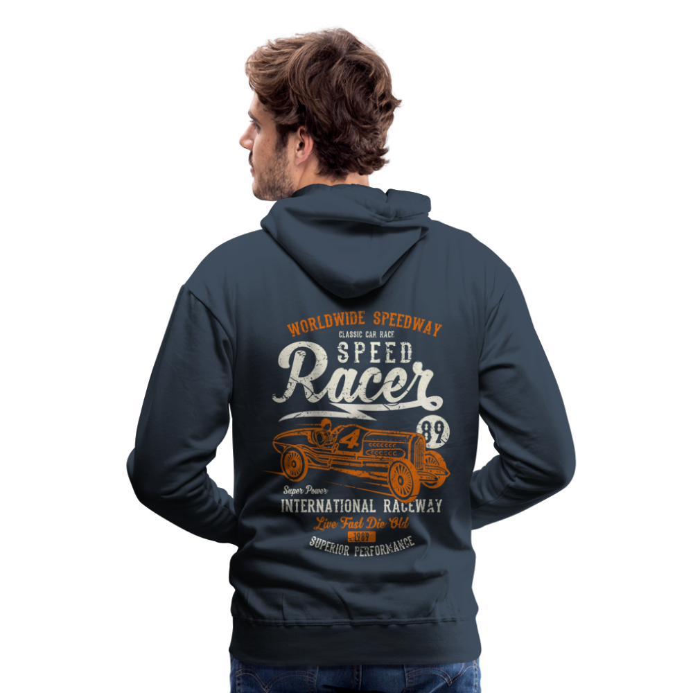 Speed Racer Men’s Premium Hoodie - navy