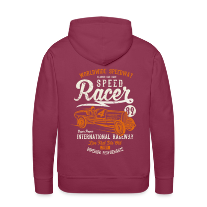 Speed Racer Men’s Premium Hoodie - bordeaux