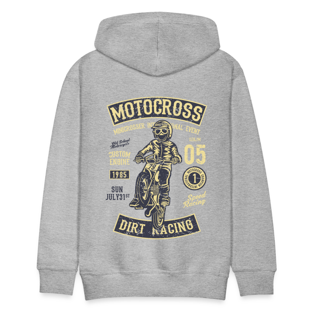 Motocross design Motorcycle Men’s Premium Hoodie - heather grey