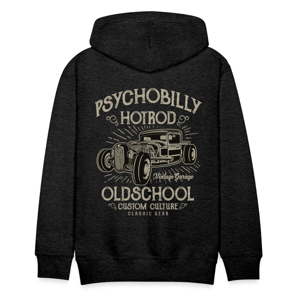 Psychobilly hotrod Men’s Premium Hoodie - charcoal grey