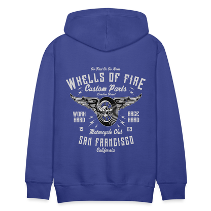 Wheels of fire Motorcycle Club Men’s Premium Hoodie - royal blue