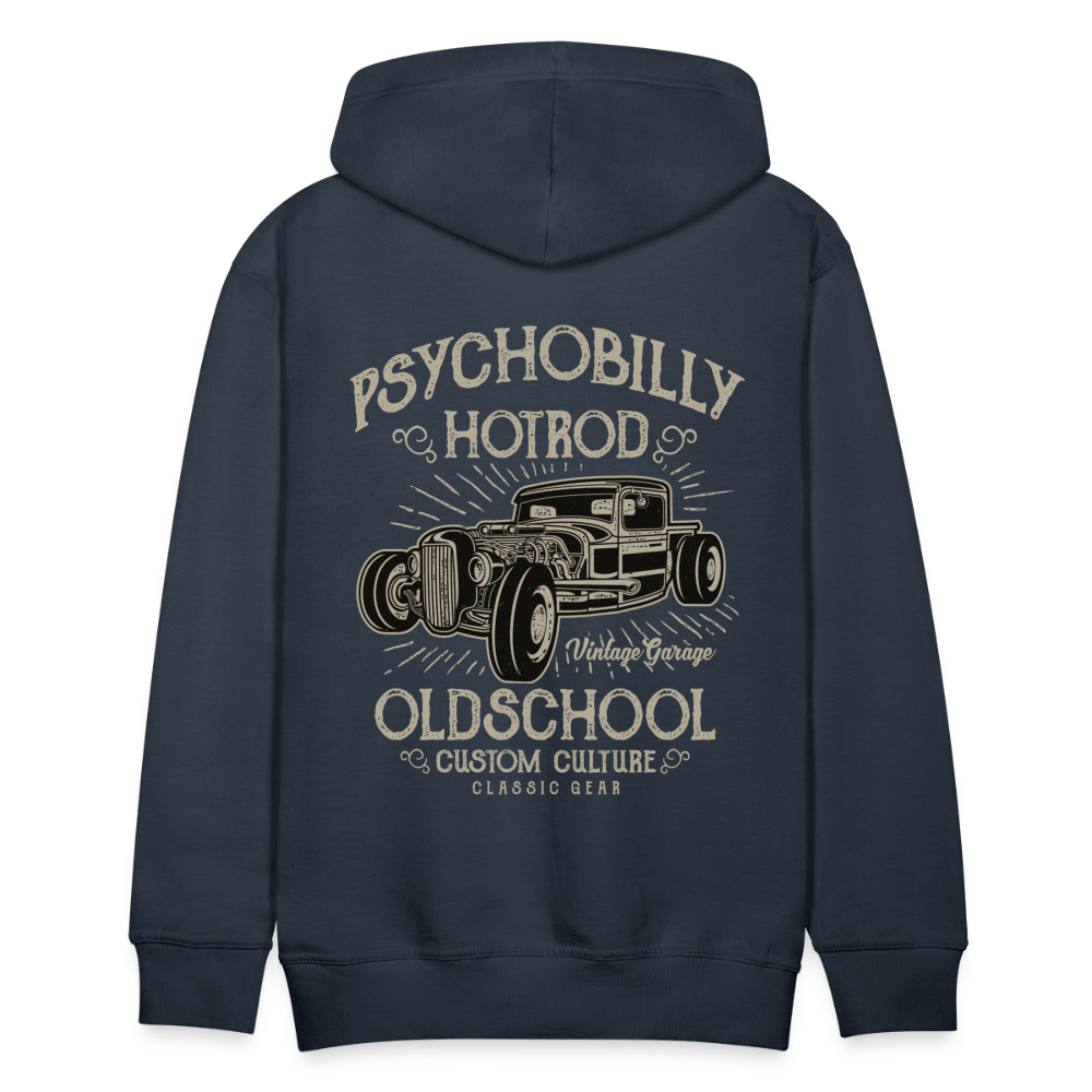 Psychobilly hotrod Men’s Premium Hoodie - navy