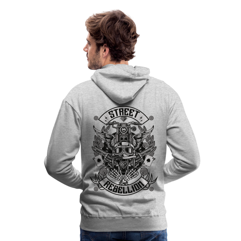 Street Rebellion Men’s Premium Hoodie - heather grey