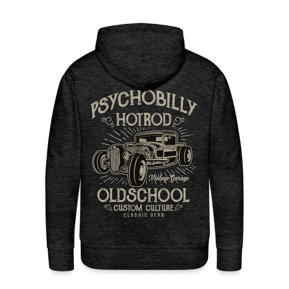 Psychobilly hotrod Men’s Premium Hoodie - charcoal grey