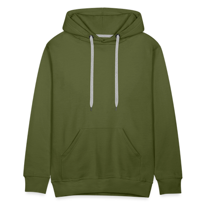 vintage car design America Highway Men’s Premium Hoodie - olive green