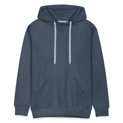 Street Rebellion Men’s Premium Hoodie - heather denim