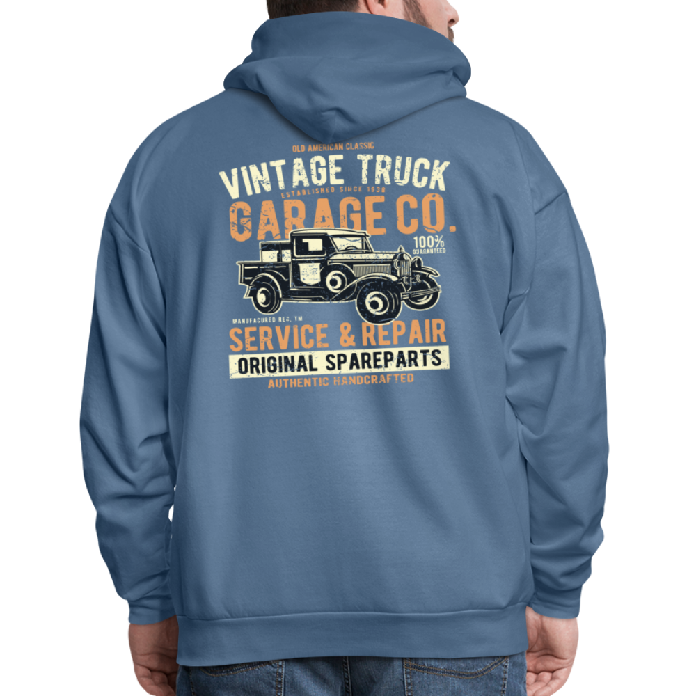 Vintage truck Cars Men's Hoodie - denim blue