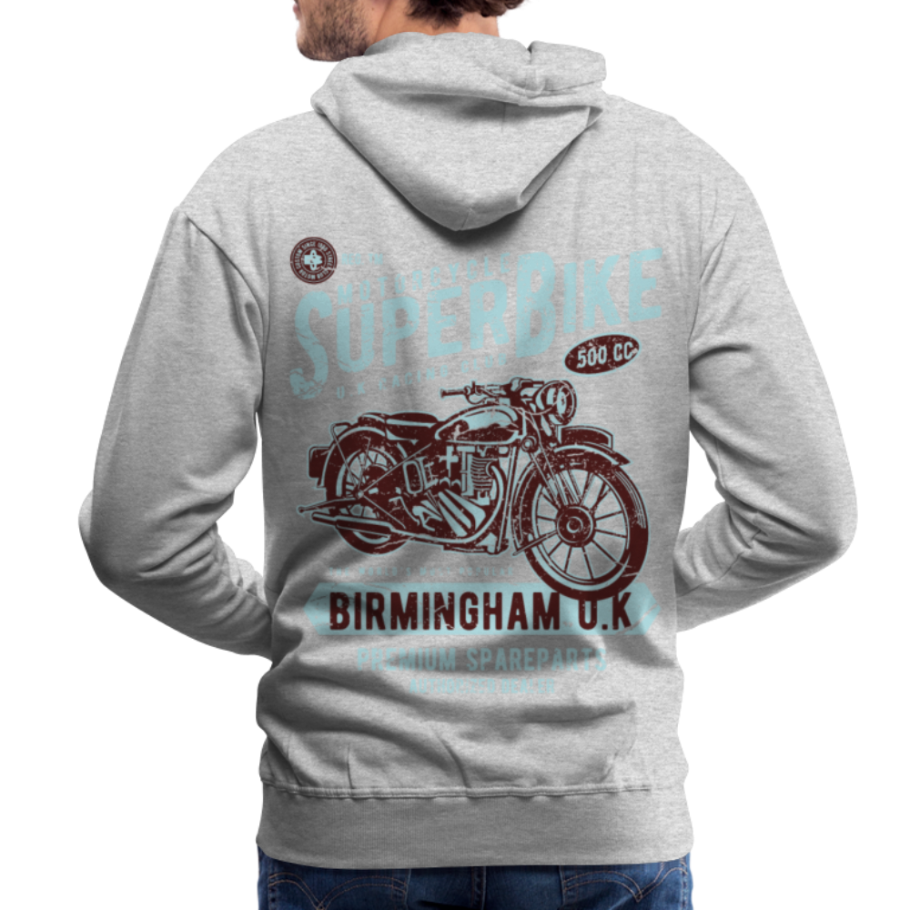 Super Bike Motorcycle Men’s Premium Hoodie - heather grey