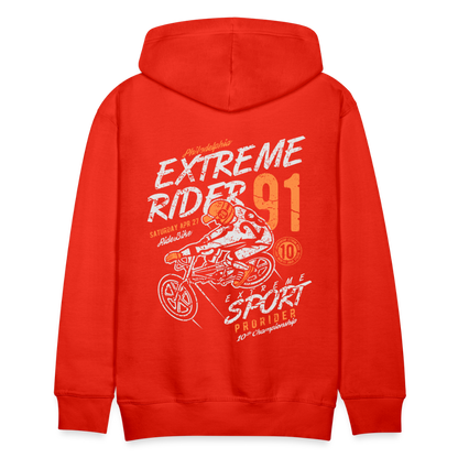 Extremerider Motorcycle Men’s Premium Hoodie - red