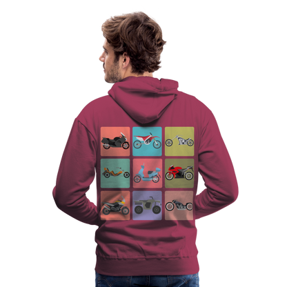 Motorcycles Men’s Premium Hoodie - bordeaux