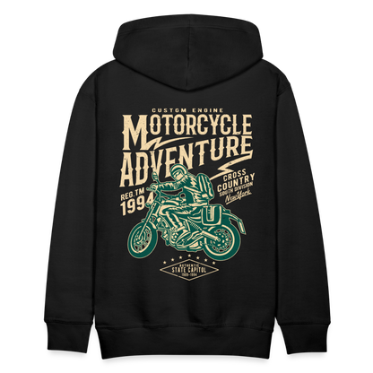 Motorcycle Adventure Men’s Premium Hoodie - black