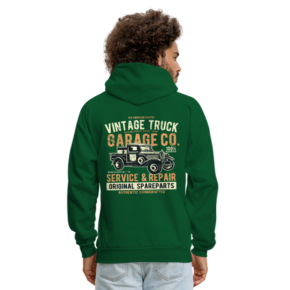 Vintage truck Cars Men's Hoodie - forest green