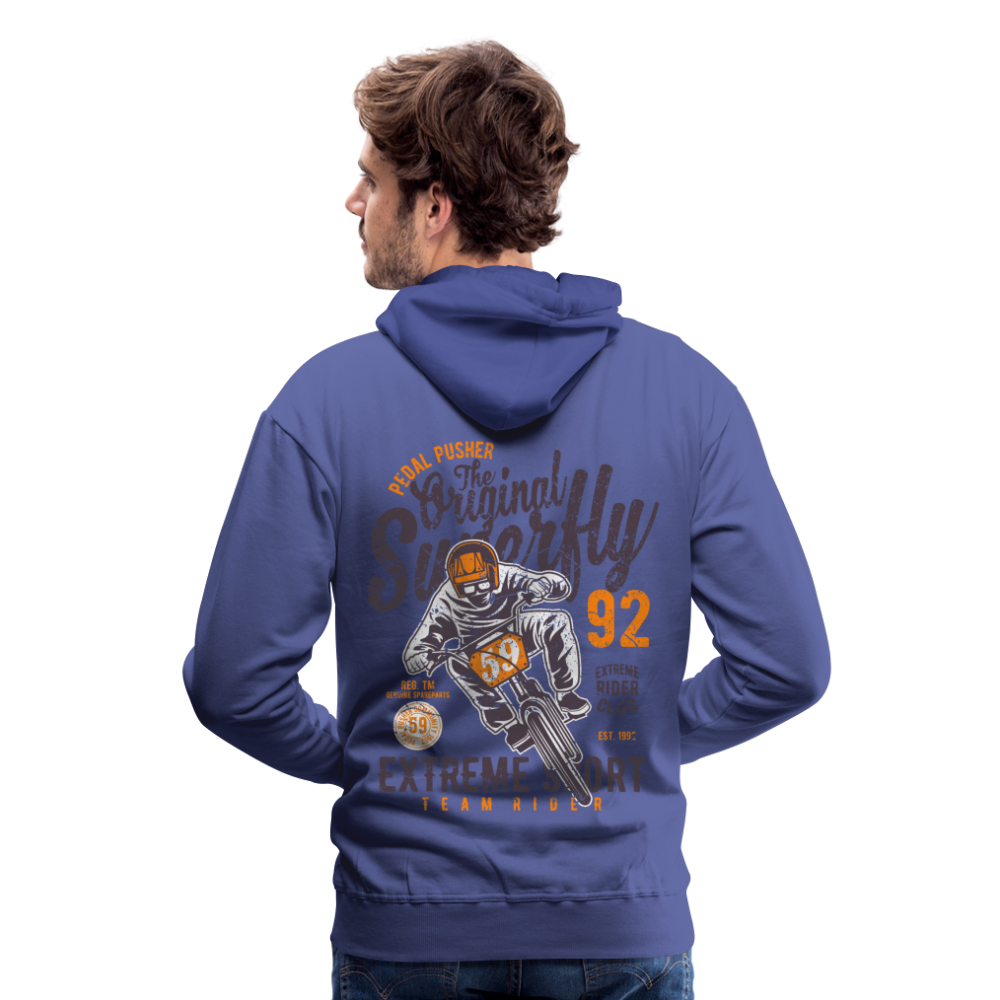 Pedal Pusher Extreme Sport Men’s Premium Hoodie - royal blue