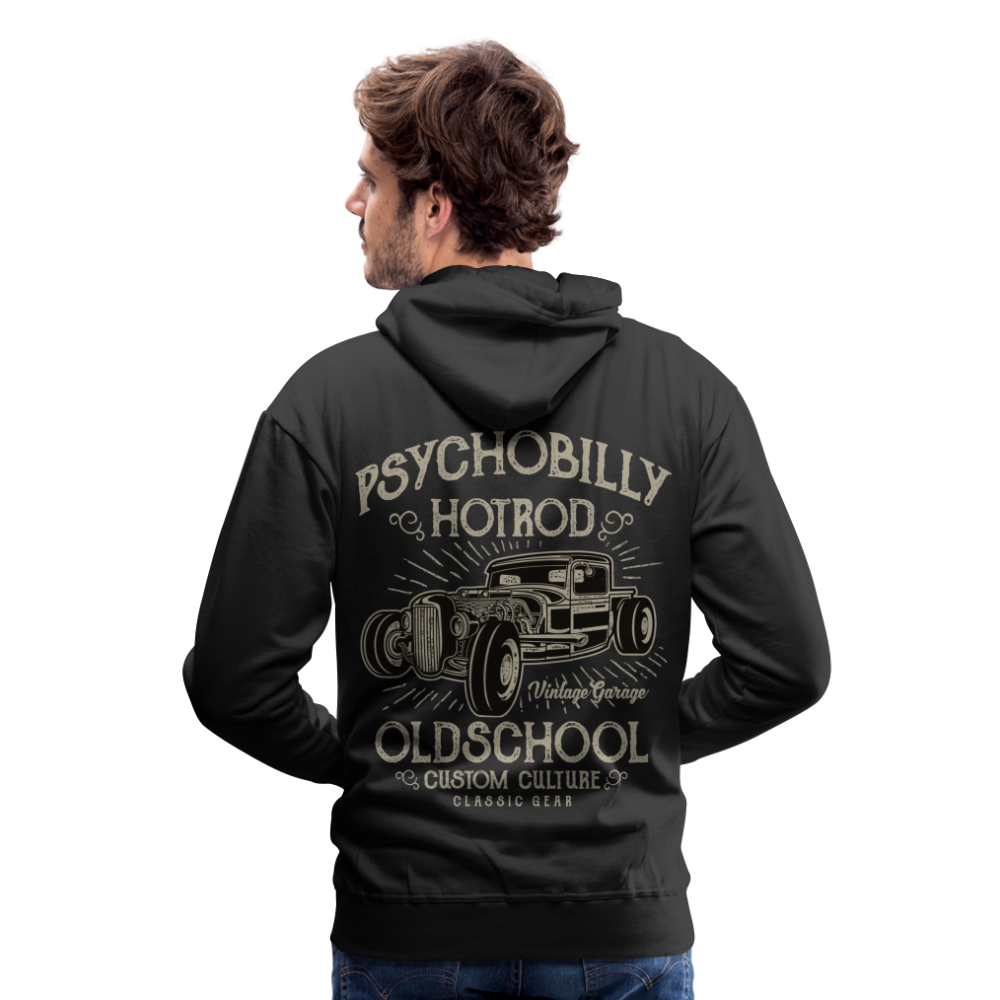 Psychobilly hotrod Men’s Premium Hoodie - black