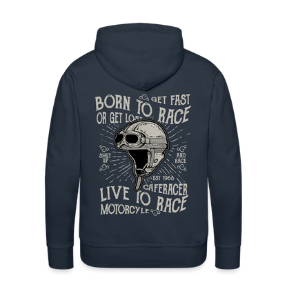 Born to Race Car's Men’s Premium Hoodie - navy