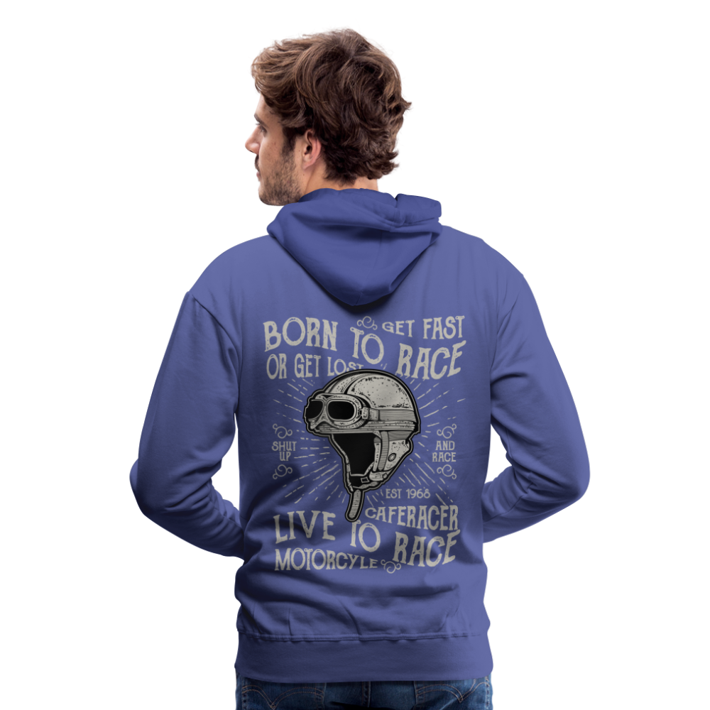 Born to Race Car's Men’s Premium Hoodie - royal blue