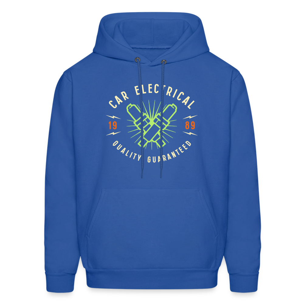 Car Electrical Men's Hoodie - royal blue