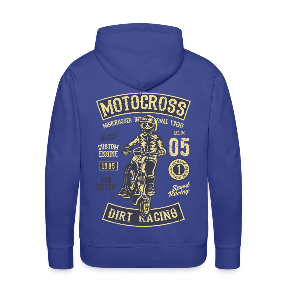 Motocross design Motorcycle Men’s Premium Hoodie - royal blue