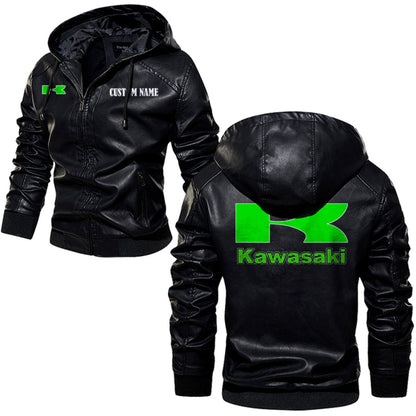 Veste KWSK Veste en cuir de course KWSK V09