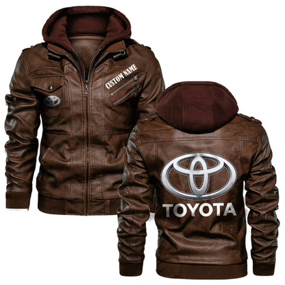 Veste Toyota Veste en cuir de course personnalisée Toyota V45