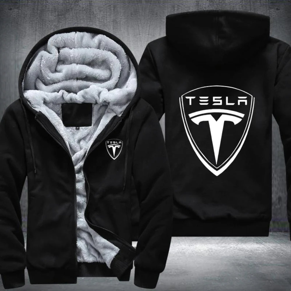 Tesla Jackets Tesla Hooded Sweatshirt V23