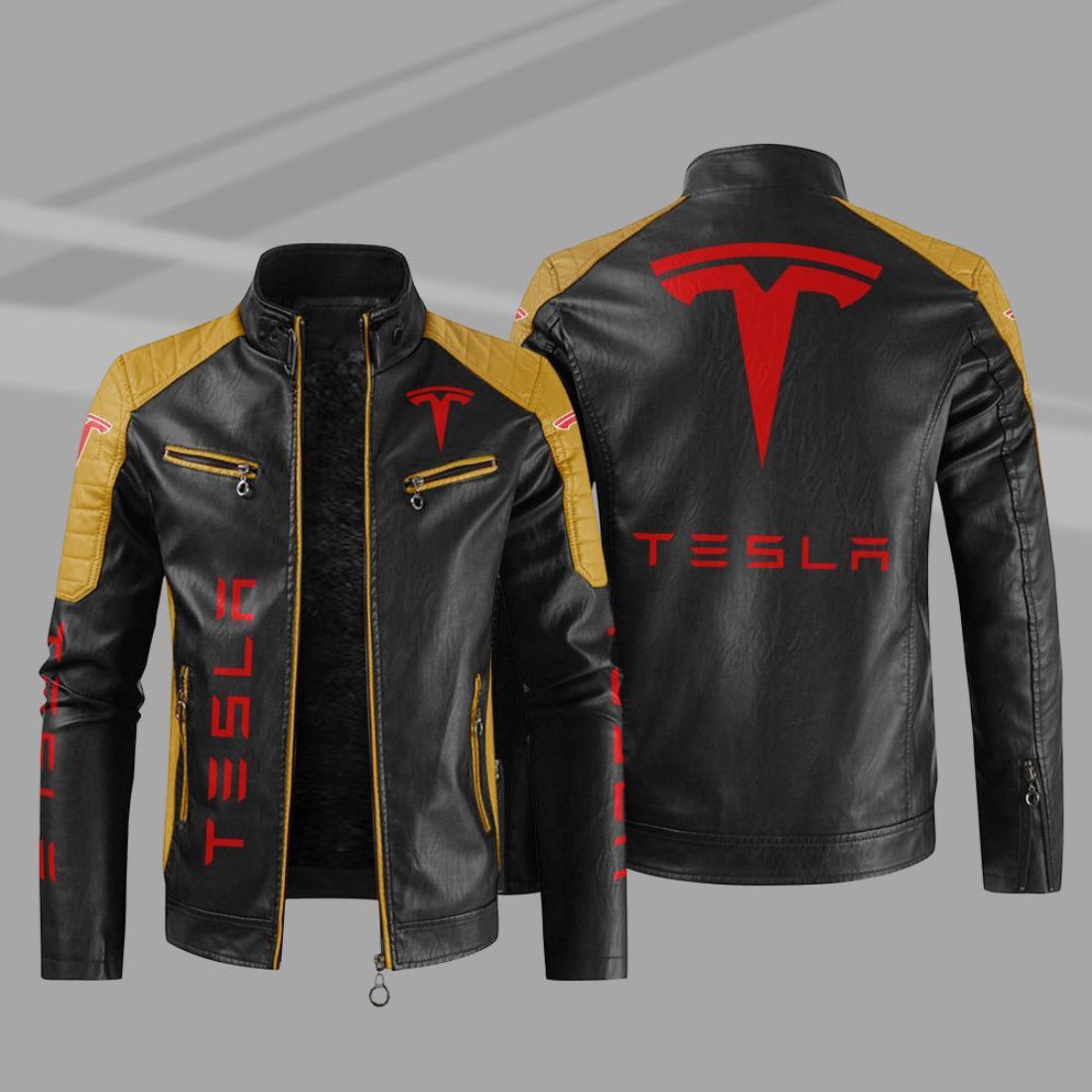 Veste Tesla Veste en cuir Tesla Sport V48