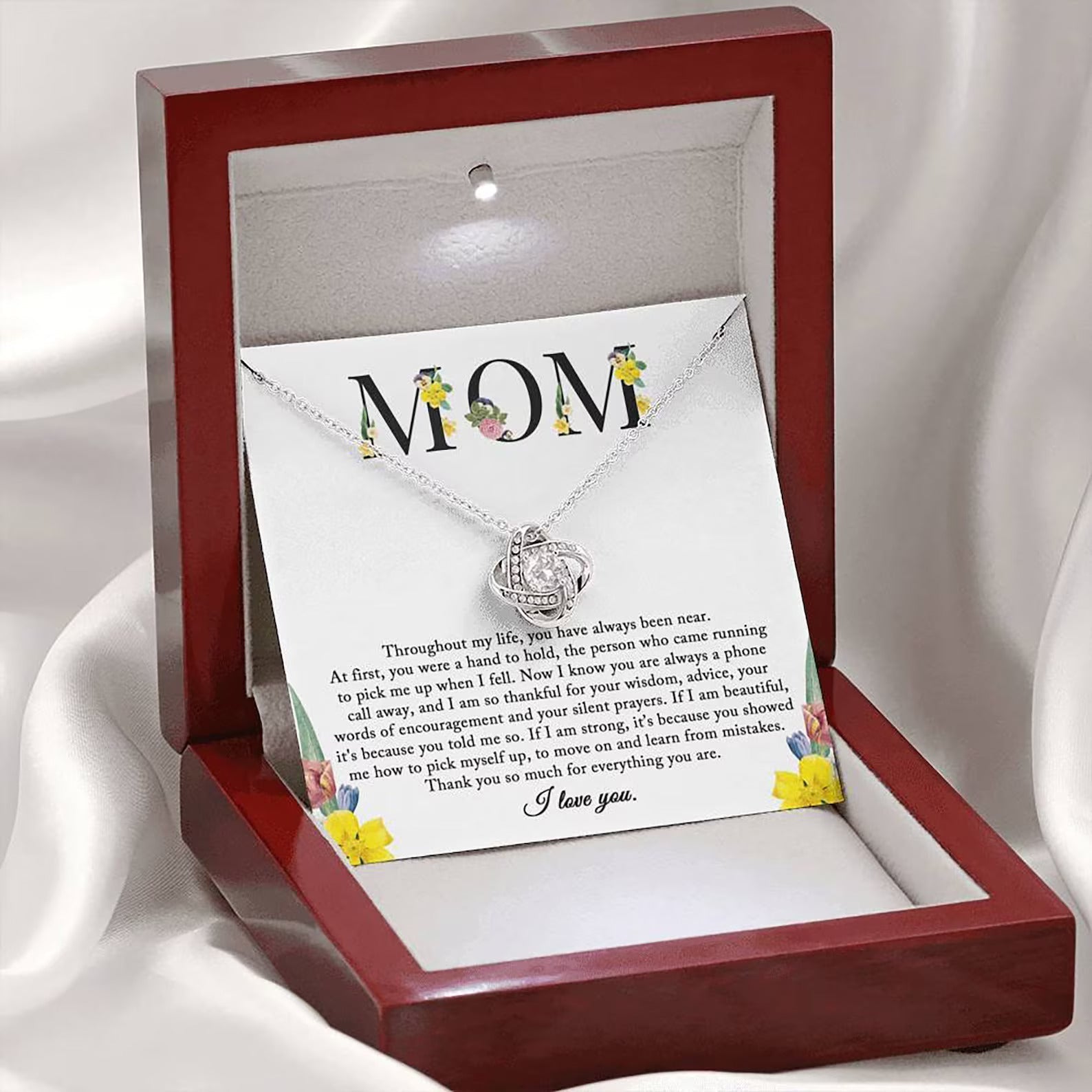 You Have Always Been Near &#8211; To My Mom Love Knot, Mom Birthday Gift, Mother&#8217;s Day Gifts