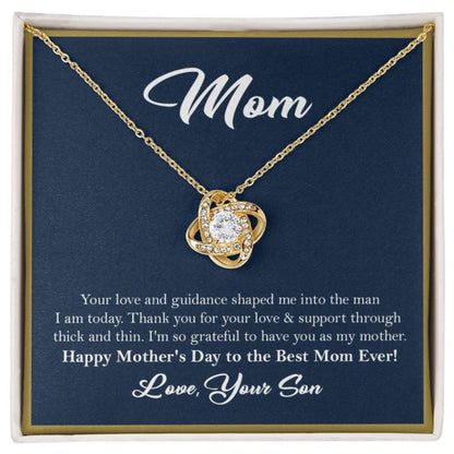 Thank You For Your Love Necklace, Mother&#8217;s Day Necklace, Mother&#8217;s Day Gifts