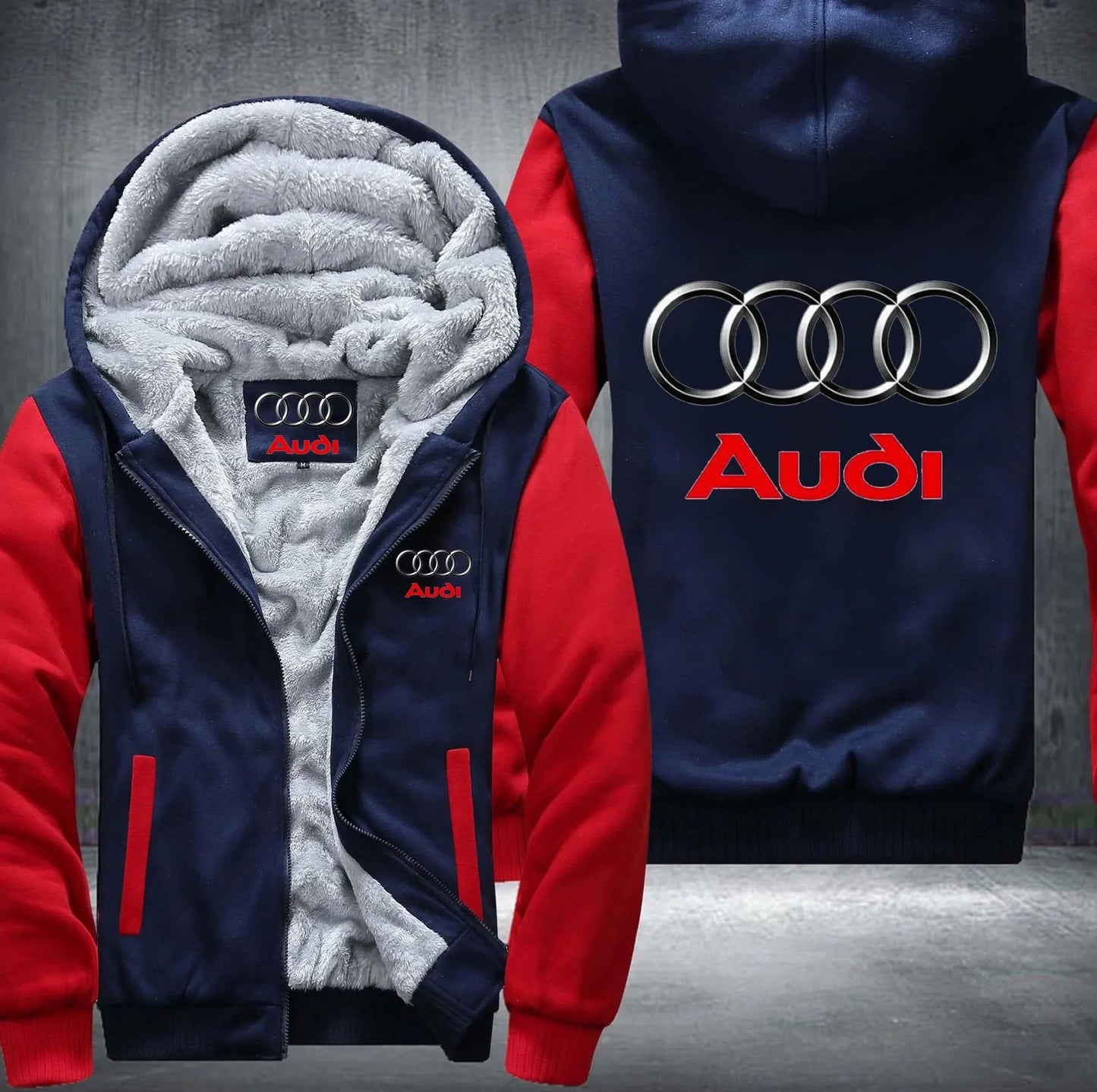 Sweat à capuche en polaire Audi V59