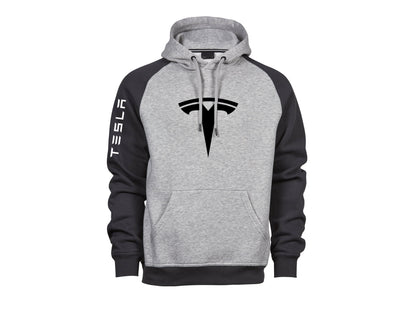 Sweat à capuche raglan Tesla