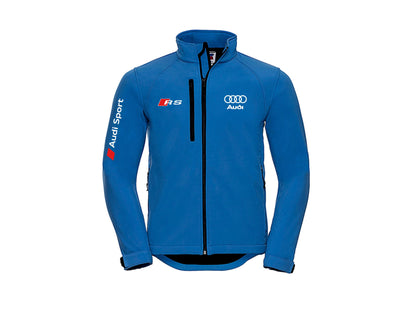 Veste style moto Audi Soft Shell sans capuche