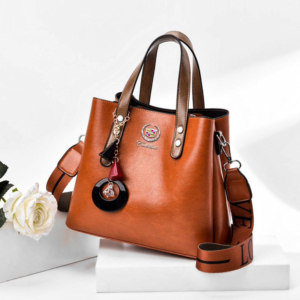 Cadillac Luxury Leather Women Handbag-bag-Driver Apparel-Driversapparel.com