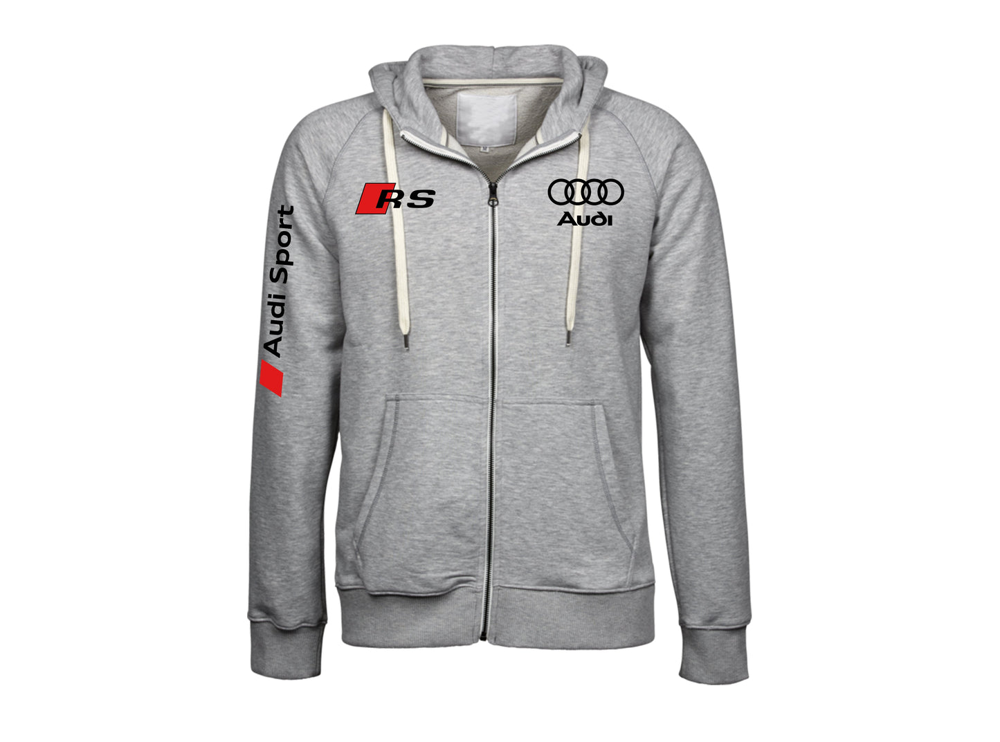 Audi Contrast Zipper Hoodie