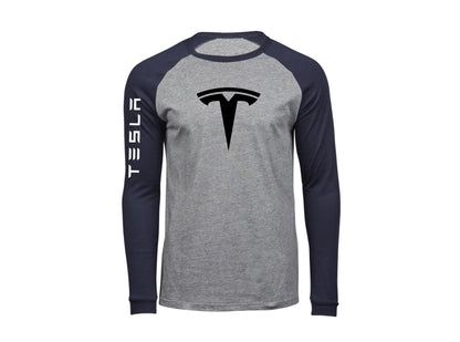 T-shirt raglan à manches longues Tesla