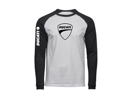 T-shirt raglan à manches longues Ducati