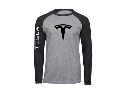 T-shirt raglan à manches longues Tesla