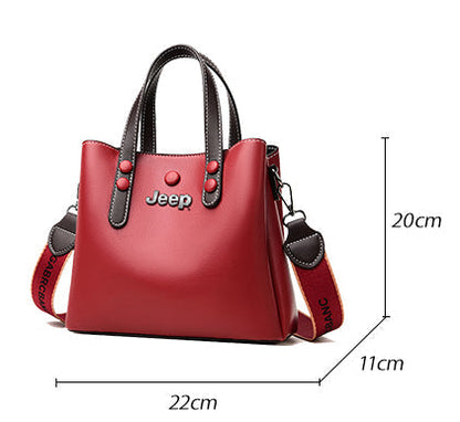 Jeep 2023 New Arrival Women’s Handbag-bag-Driver Apparel-Red-Driversapparel.com